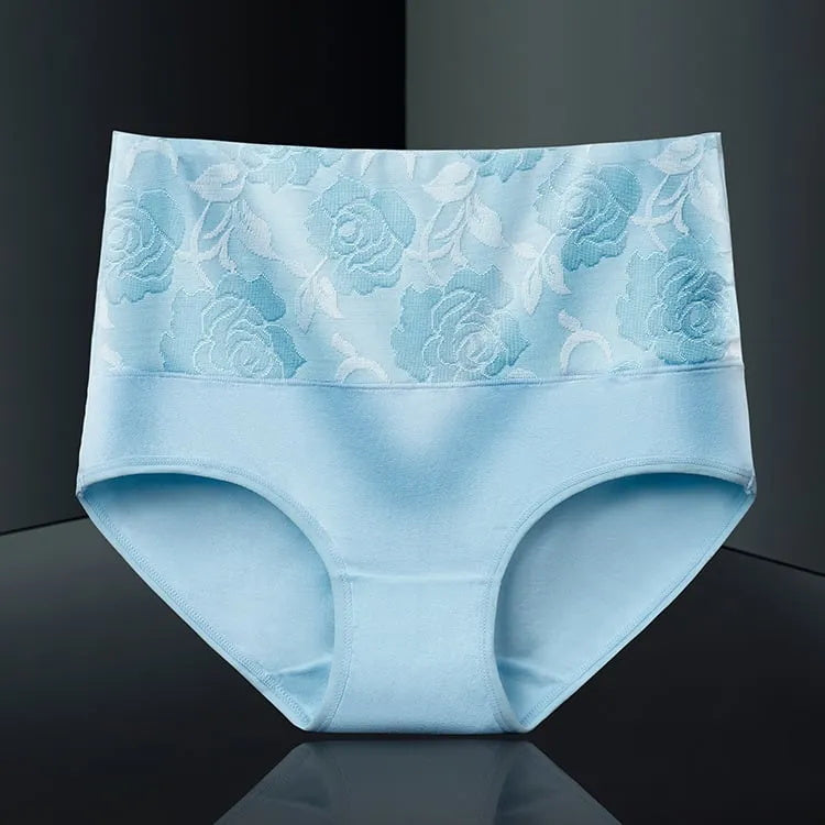 ✨LAST DAY BUY 5 GET 5 FREE✨Cotton High Waist Abdominal Slimming Hygroscopic Antibacterial Underwear-9