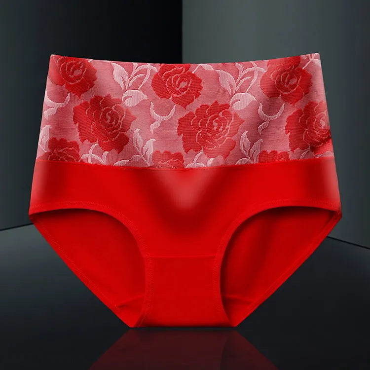 ✨LAST DAY BUY 5 GET 5 FREE✨Cotton High Waist Abdominal Slimming Hygroscopic Antibacterial Underwear-2